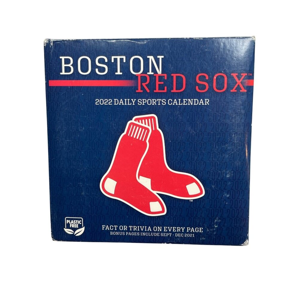 Boston Red Sox 2022 Daily Sports Calendar With Facts & Trivia 11t